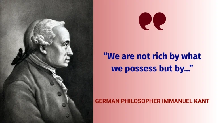 Quote of the Day by German philosopher Immanuel Kant
