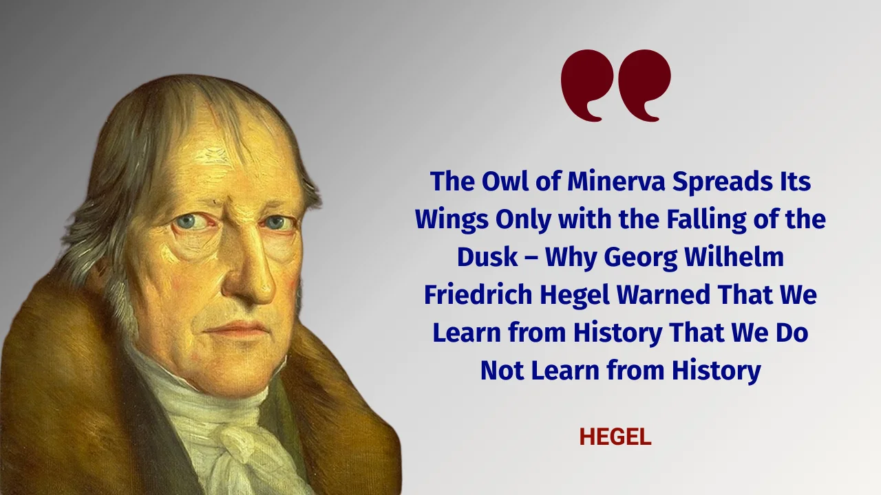 Quote of the Day by Hegel
