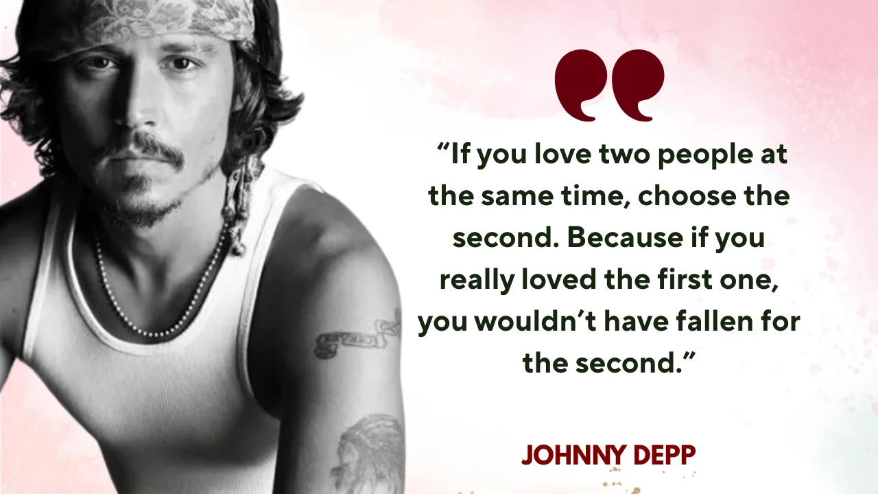 Quote of the Day by Johnny Depp