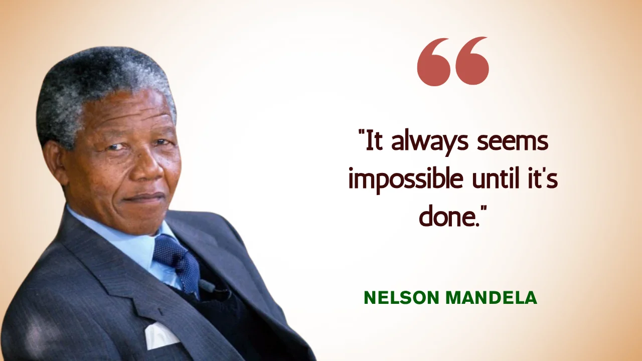 Quote of the Day by Nelson Mandela on Resilience