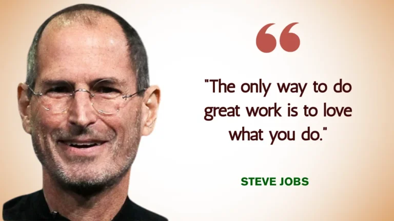 Quote of the Day by Steve Jobs on Passion