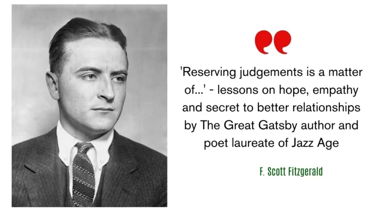 Quote of the day by F. Scott Fitzgerald