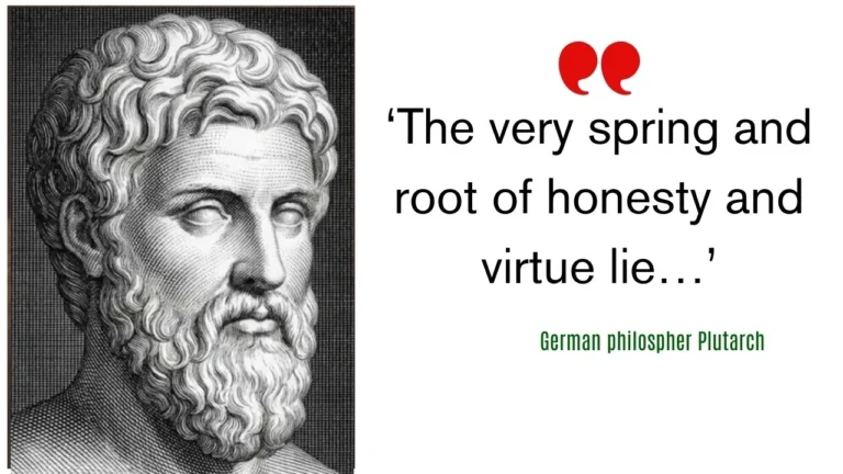 Quote of the day by German philospher Plutarch