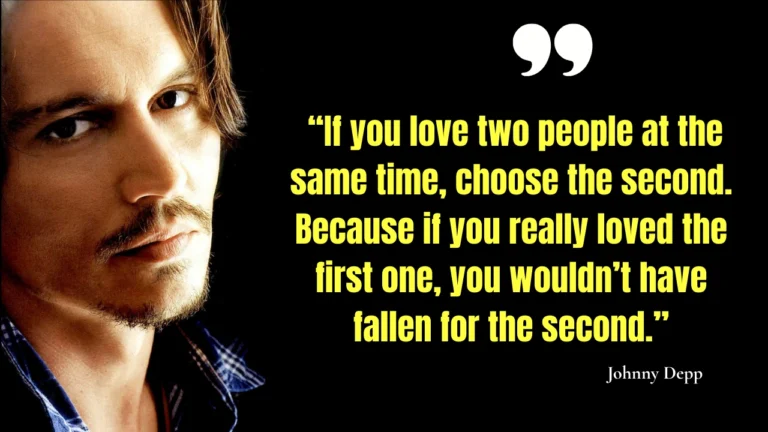 Quote of the Day by Johnny Depp