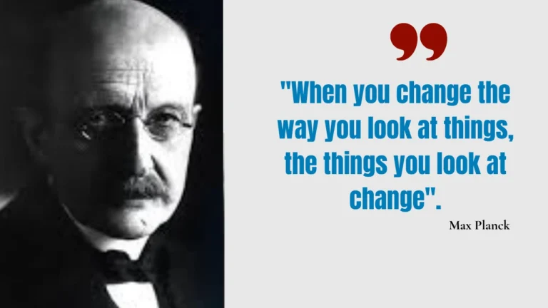 Quote of the day by Max Planck: