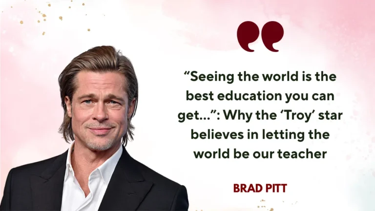 Seeing the world is the best education you can get