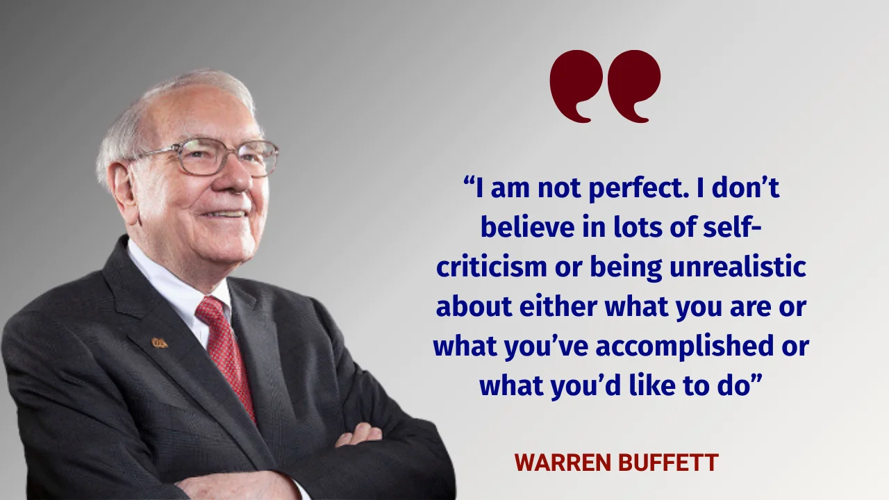 Warren Buffett self-criticism
